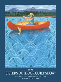 wedding ring blues 2008 sisters outdoor quilt show poster paul alan benett