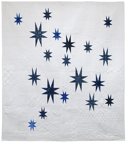 2014 quilt show raffle quilt - stars over sisters