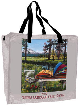 sisters quilt show cotton tote bag