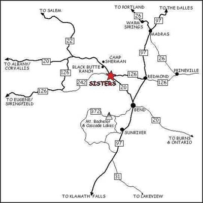 map of central oregon