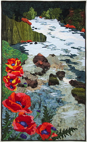 landscape quilt by june jaeger