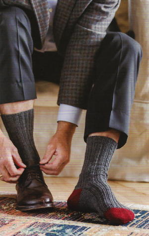 ainple toe up socks knitting class