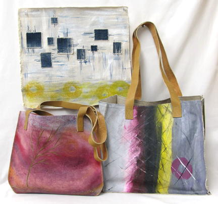 artsy canvas bag