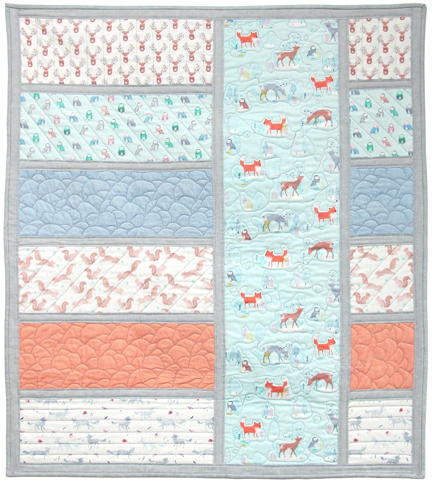 checkers & holly quilt kit