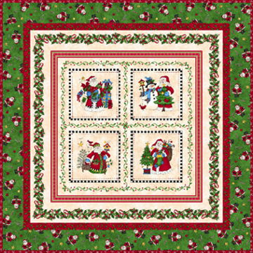 good tidings christmas quilt kit