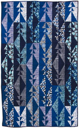 mark maker quilt indigo