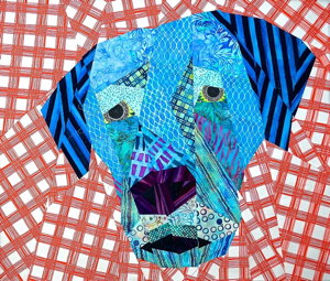 pieced labrador pattern by ann shaw