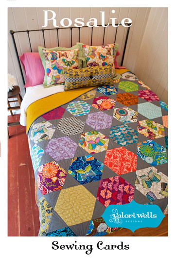 rosalie hexagon quilt valori wells