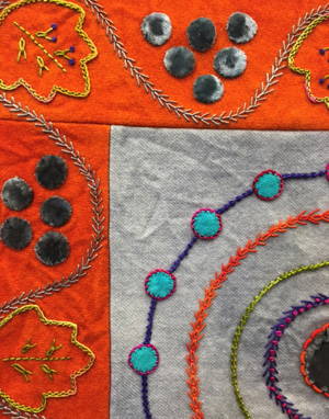 sue spargo and tonye phillips embelleshed line quilting workshop