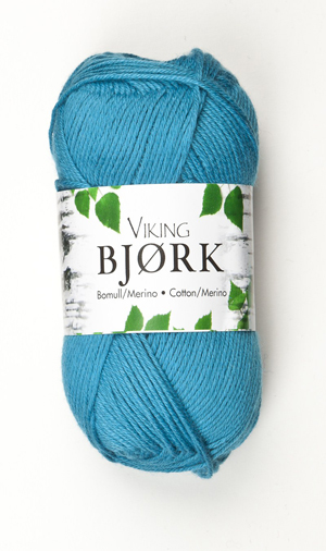 bjork yarn by viking of norway teal
