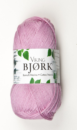bjork yarn by viking of norway bubblegum pink